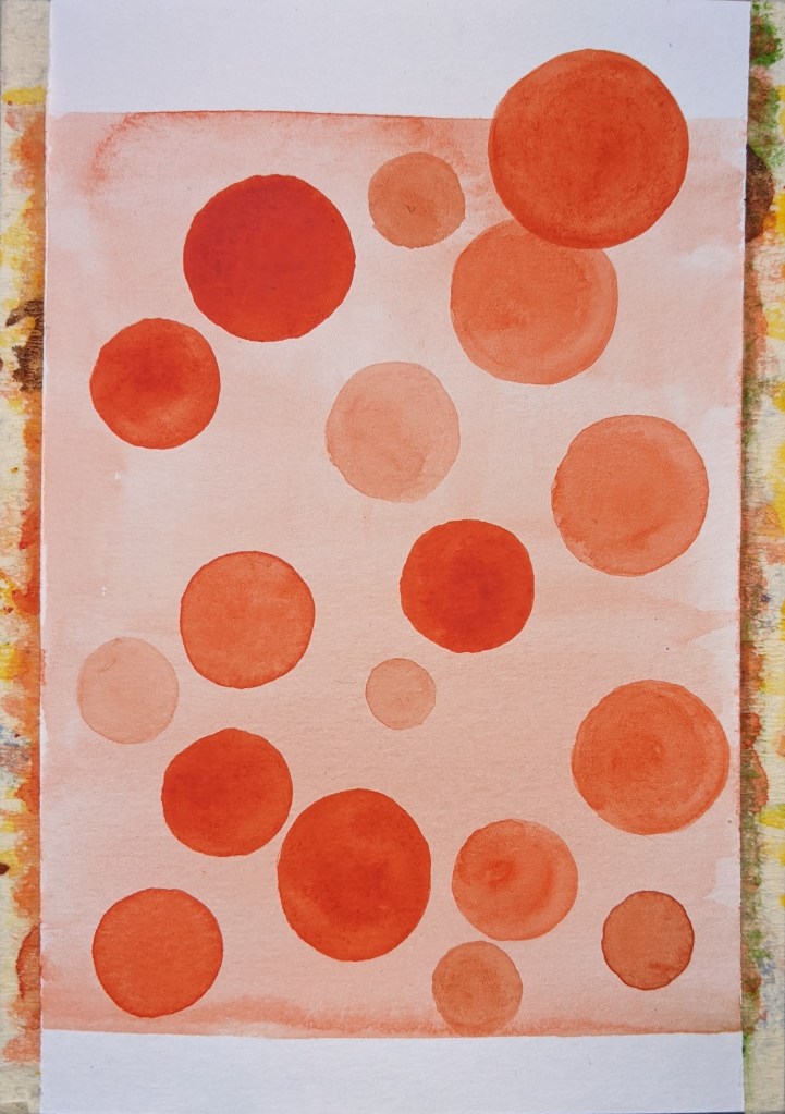 Orange circles stage 1